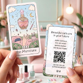 マニキュア アーティスト ピンク セレスチャル タロット 名刺