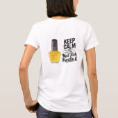 マニキュア コーストアル ビューティスタッフ Tシャツ (裏面)