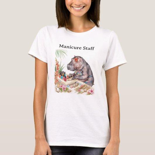 マニキュア コーストアル ビューティスタッフ Tシャツ (正面)