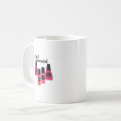 マニキュア コーヒーマグカップ (正面左)