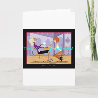 マニキュリストありがとう サンキューカード