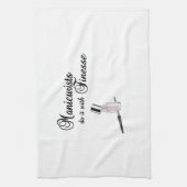 マニキュリストはフィネスでそれを行う キッチンタオル (縦)