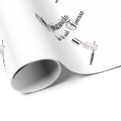 マニキュリストはフィネスでそれを行う ラッピングペーパー (ロールコーナー)