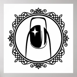 マニキュリストデザインは美しい ポスター