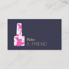 マニキュリストネイルサロンフレンド参照 紹介カード