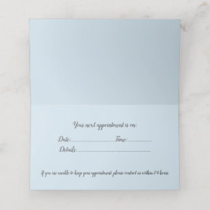 マニキュリスト小児科医ネイルサロンサービス 予約カード