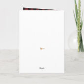 マニキュリスト爪、 ネイルテックありがとうクリスマスプレゼント カード (裏面)