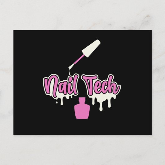マニキュリスト爪、 ネイルテックポーランドカラー美しいペディキュリス ポストカード (正面)
