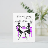 マニキュリスト販売はがき ポストカード (スタンド正面)