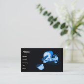 マニキュリスト（ブラック&ブルー） 名刺 (スタンド正面)