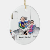 マニキュリスト-男性 セラミックオーナメント (右)