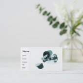 マニキュリスト（白黒） 名刺 (スタンド正面)