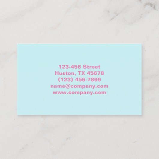 マニクモダンリスタイリッシュストネイルアーティストネイルサロン 名刺 (裏面)