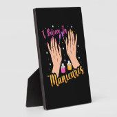 マニク信じスのネイルアーティスト フォトプラーク (側面)