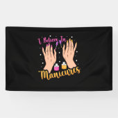 マニク信じスのネイルアーティスト 横断幕 (横)