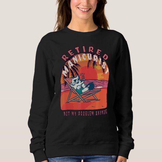マニク退職したリストヴィンテージ退職 スウェットシャツ (正面)
