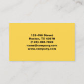 マニク鮮やかリスタイリッシュストネイルアーティストネイルサロン 名刺 (裏面)