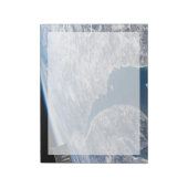 マニコーガンクレーターとセントローレンス川 ノートパッド (回転)