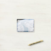 マニコーガンクレーターとセントローレンス川 ポストイット (デスク上)