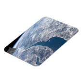 マニコーガンクレーターとセントローレンス川 マグネット (左側)