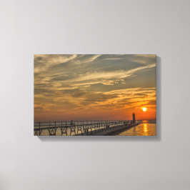 マニスティーノースピアヘッドライトハウス キャンバスプリント