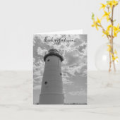 マニスティーライトハウスグレースケールカードの検索 カード (黄色い花)