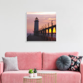 マニスティー北ピアヘッドのライトキャンバスプリント キャンバスプリント (インサイチュ (リビング))