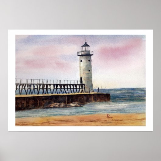 マニスティー北ピアヘッドのライトポスター ポスター (正面)