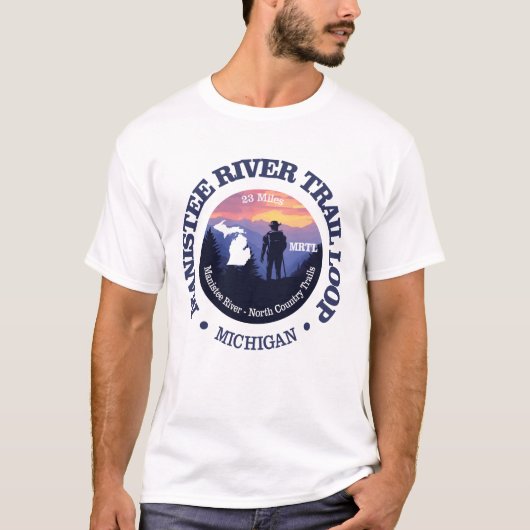 マニスティー川ループトレイル(rd2) tシャツ (正面)