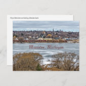 マニスティー – A Small Town on Lake Michigan ポストカード (正面/裏面)