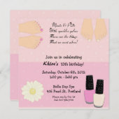 マニス&ペディス 招待状 (正面/裏面)