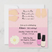 マニス&ペディス 招待状 (正面)