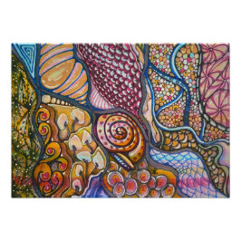 マニックのステンドグラス フォトプリント           