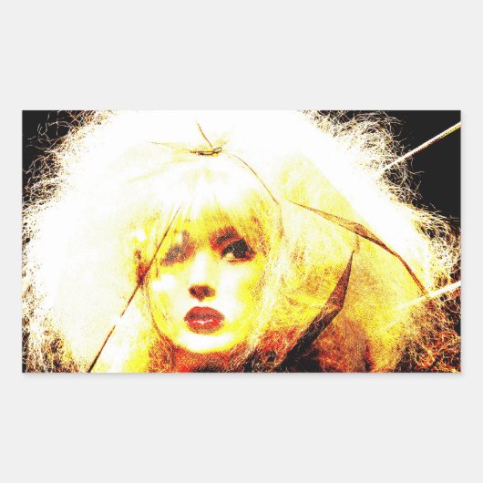 マニックキン4 長方形シール (正面)