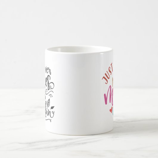 マニックママの日。お母さんにかわいいデザイン コーヒーマグカップ (中央)