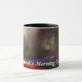 マニック朝のお茶をカスタマイズ可パーソナライズされた能 マグカップ (中央)