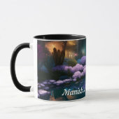 マニッシュ朝のお茶をカスタマイズ可パーソナライズされた能 マグカップ (左)