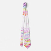 マニッ鮮やかク絞り染め ネクタイ (裏面)