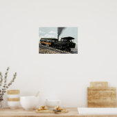 マニトゥ春、コロラド州Cog Railway to Pikes ポスター (キッチン)