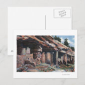 マニトゥ春，コロラド – クリフドウェリング ポストカード (正面/裏面)