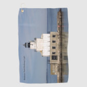 マニトウォックノース防波堤ライトゴルフタオル ゴルフタオル (正面)