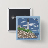 マニトウライトハウスボタン 缶バッジ (正面&裏面)