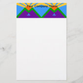 マニトウ国旗の文房具春 便箋 (正面)