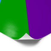 マニトウ州旗を掲げた愛国的な壁春 ポスター (コーナー)