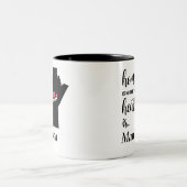 マニトバの家はハート ツートーンマグカップ (中央)