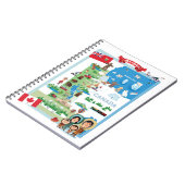 マニトバカナダの漫画ポスター ノートブック (左側)