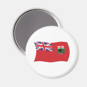 マニトバ国旗の磁石 マグネット (正面/裏面)