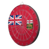 マニトバ国旗 ダーツボード (正面右)