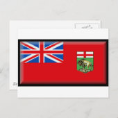 マニトバ国旗 ポストカード (正面/裏面)