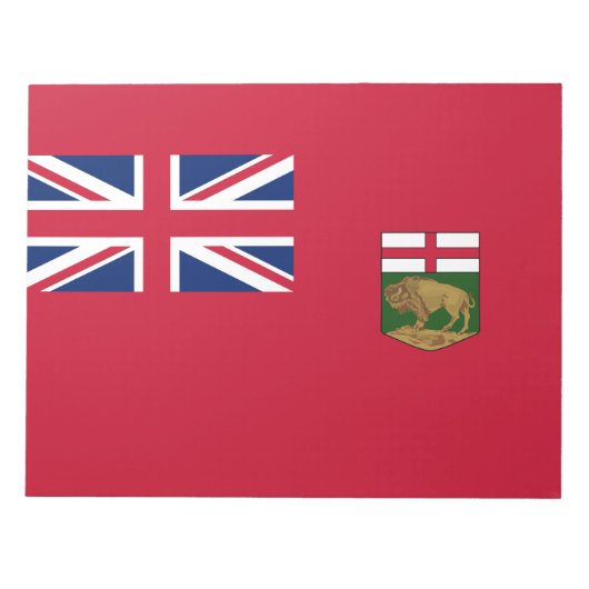 マニトバ州の旗 ノートパッド (正面)